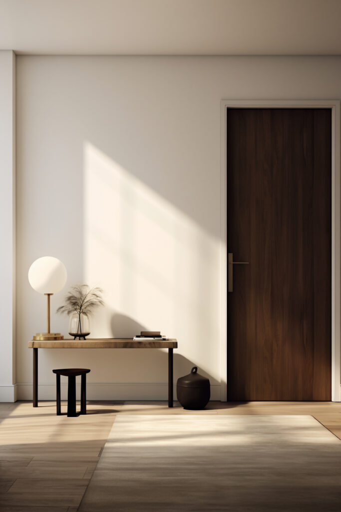 Modern Styled Small Entryway